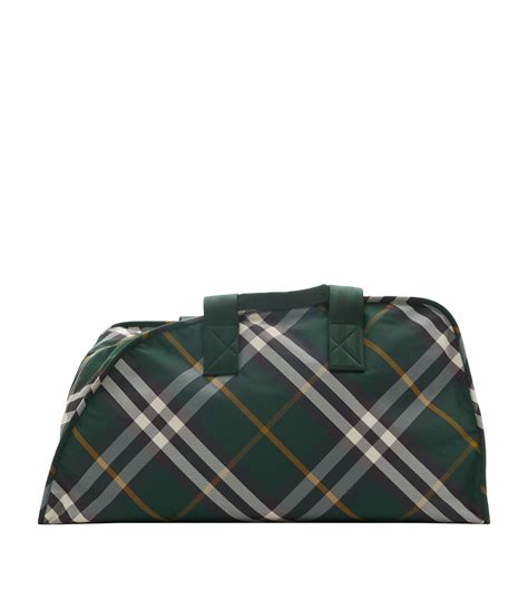 burberry duffle bag size|Burberry shield duffle bag.